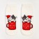 Women's socks "cat in a mug", white color, size 36-40