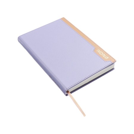 Dated 2025 diary, A5, 176 sheets of Escalada, a solid cover made of artificial leather, foil embossing, liesse, cream block 70 g/m2, lilac-1
