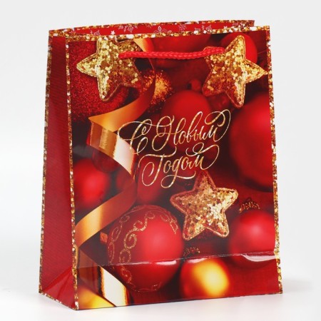 New Year's laminated gift packet "Complete New Year", ML 21 x 25 x 8 cm-3