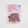 Rhinestones are sewing "circle", in the frame, d = 10 mm, 20 pcs, pink color