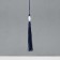 Textile suspension, plastic "Brush. Lotus" dark blue 1.2x2.7x14.5 cm