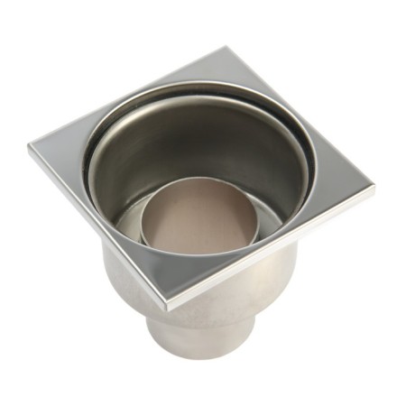 TIM BAD021001, 100 x 100 mm, d = 50 mm, vertical release, stainless steel-3
