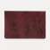 Cover for travel ticket, burgundy color