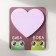 Magnet with a block "Biba and Bob" 9x10.6 cm