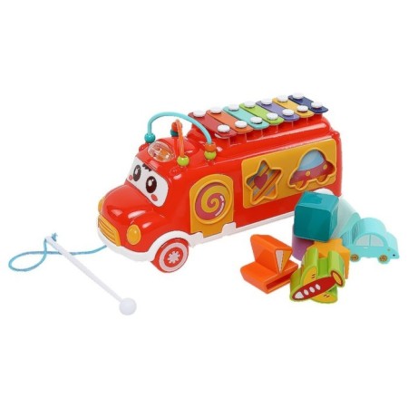 Musical Children's Center Everflo Happy Bus HS0413355, machine, MIX color