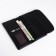 Women's wallet on a magnet, black color