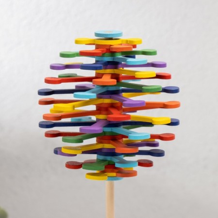 Antistress tree "Fluffy tree" mix 10x10x21.5 cm-3