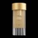 Sconces st. SL1225.201.01. Contatto. 1x60 watts, E27, 15.5x30 cm, golden color