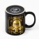 Ceramic mug "Best Grandfather" 300 ml, black color