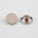 A set of metal buttons on the leg, d = 18 mm, 10 pcs, the color is silver gloss