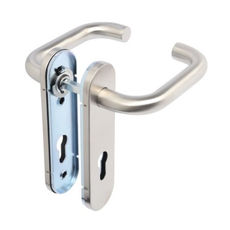 Lockland bar handles for fire castles, stainless steel-1