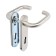 Lockland bar handles for fire castles, stainless steel