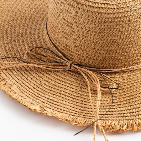 Women's hat minku, size 56, beige color-1