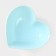 Ceramic Daramic Salamic "Heart", 130 ml, 12.5 × 11.5 cm, blue color