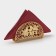 Decorative napkin "Birds", 15 × 4 × 8.5 cm, gold color