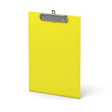 A tablet with A4, 2 mm clip, Erichkrause Neon, cardboard/laminated paper, yellow (clipboard)