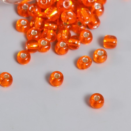 6/0 round beads in the bottle "Orange" transparent-color 20 g-2