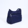 Bag Cross-Bodi with a zipper, blue color