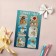 A set of 6 nameplate for gifts "Summer Memories", 16 × 24 cm