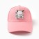 Cap "baseball cap" for a girl, pink color, size 52 -54