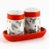 New Year! Set for spices New Year's ceramic "Rozhdestvensky!", 12x6.5x7 cm, white color