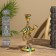 Camel candlestick 17 cm, brass
