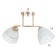 Barbara chandelier 2he27 40W gold 45x26x27 cm Bayerlux