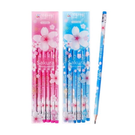 Pencil Blackographic NV with Lastik, Sakura Mix