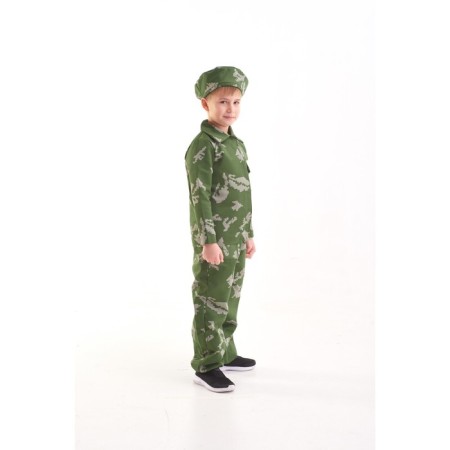 Border Guard carnival costume, beret, jacket, pants, 3-5 years old, height 104-116 cm-1