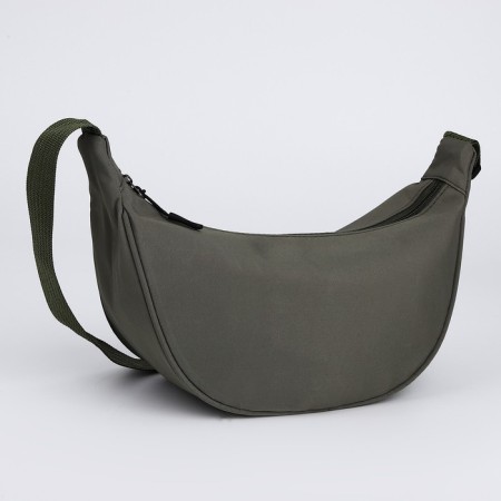 Women's bag from textiles, 30x17x6 cm, green-2