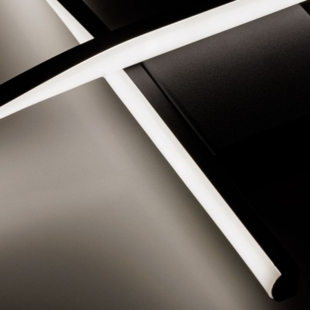 Wall lamp Arte Lamp Acrux A2217AP-2BK, LED, 18 W, 5x56x36 cm, 900 lm, black-2