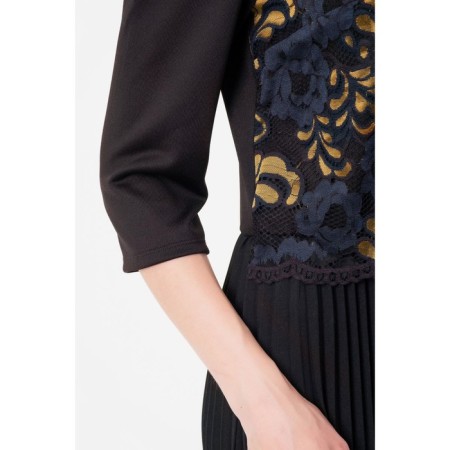 Women's dress, size 42, black color-6