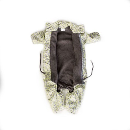 Demisonon overalls on the fleece OSSO, 37 unisex, mix of flowers-2