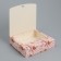 Gift folding box, packaging, "with love", 20 x 18 x 5 cm