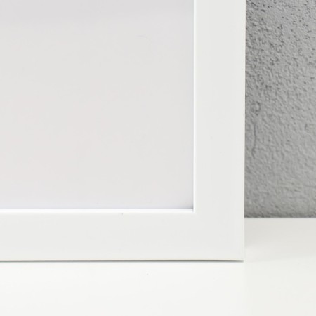 Photo frame Plastic "Mira" 40x60 cm, 641861 White (plastic screen)-1