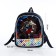 Baby backpack on lightning, blue color