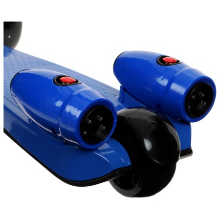 Folding scooter, light wheels PU 130/50 mm, ABEC 7, black color-5