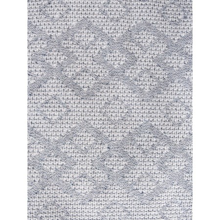 Waffle veil with fringe "Romb", size 150x200 cm-3