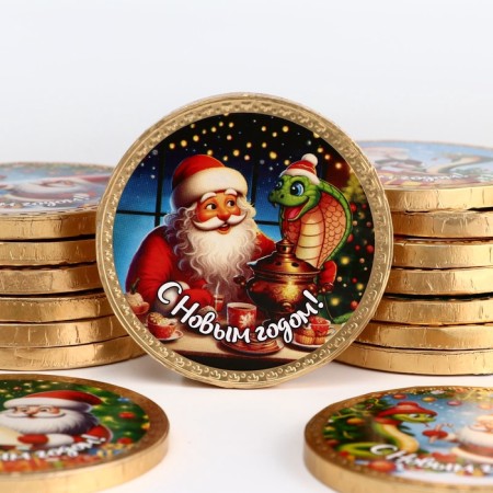Chocolate medal "Russian Troika", mix, 24 g