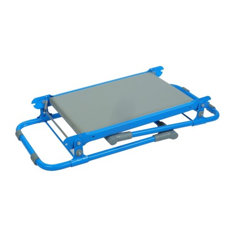 Bench-shift garden nika, folding, 56x30x42.5 cm, blue, load up to 100 kg-2