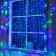 Garland "Curtain" 2 × 9 m, IP44, UMS, white thread, 1800 LED, glow of Multi, 220 V
