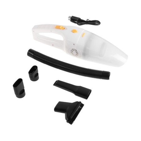 Vacuum cleaner automobile Cartage, wireless, 5 nozzles, 140 watts, 12 V, white