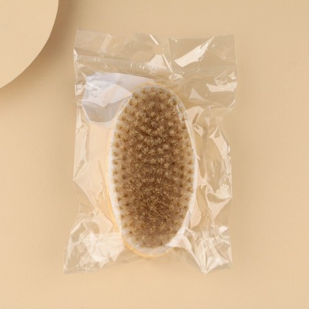 Dry massage brush "become the best version of yourself", 12 x 7 cm-4