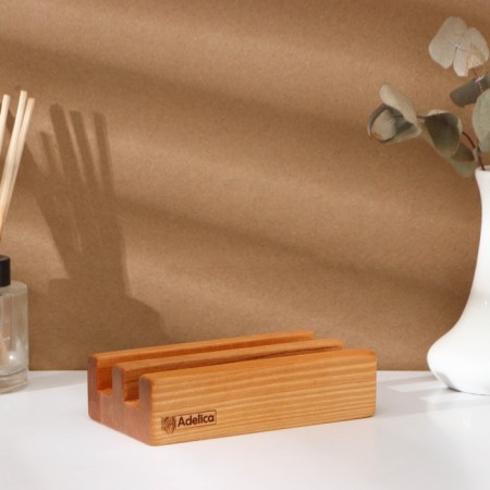 A set of cutting boards on a stand 2 pcs: 38 × 18, 28 × 18 cm, saturated with mineral oil, birch-7