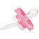 Silicone dummy Canpol Babies Bunny & Company, symmetrical, from 0-6 months, pink color