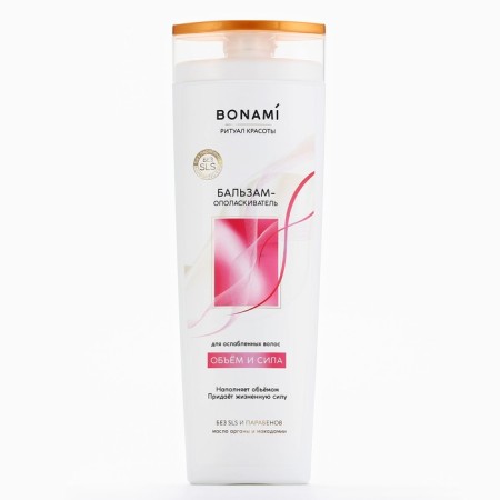 Hair balm with agrane oil and macadamia, volume and strength, 400 ml, bonami-1