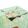 Gamak "suspension" for rodents 23*23 cm, calico, fleece, owl