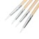 Set of brushes stitch 4 pieces: No. 1, 2, 3, 4, round