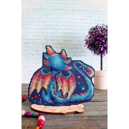 Set for embroidery "Twilight Dragon" 12 × 14 cm-3