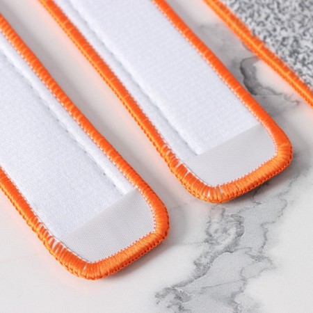 A set of nozzles for a flat mops with an annexation, 38 × 12 cm, microfiber, 2 pcs, color mix-3